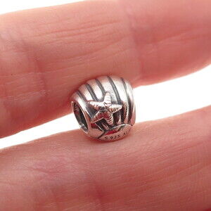 Pandora 925 Sterling Silver Seashell & Starfish Slide Bead Charm